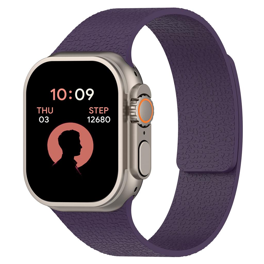 Силиконовый браслет Ремешок Магнитный ремешок Для Apple Watch Ultra 3 49мм 44мм 44мм 46мм 42мм 40мм iWatch Серии 11 10 9 8 7 SE 3