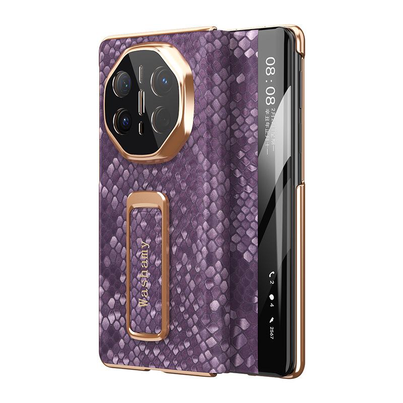 Применимо к чехлу для мобильного телефона Huawei matex6 новый x5 смена на вторую XT вращающийся кронштейн браслет умное окно x3 кожаный чехол
