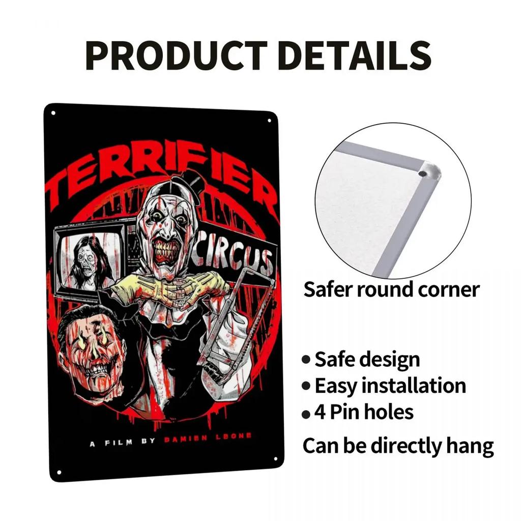 Ретро Ужасы на Хэллоуин Металлические Знаки Индивидуальные Жестяные Таблички Ворота Сад Бары Домашний Декор 30х20см