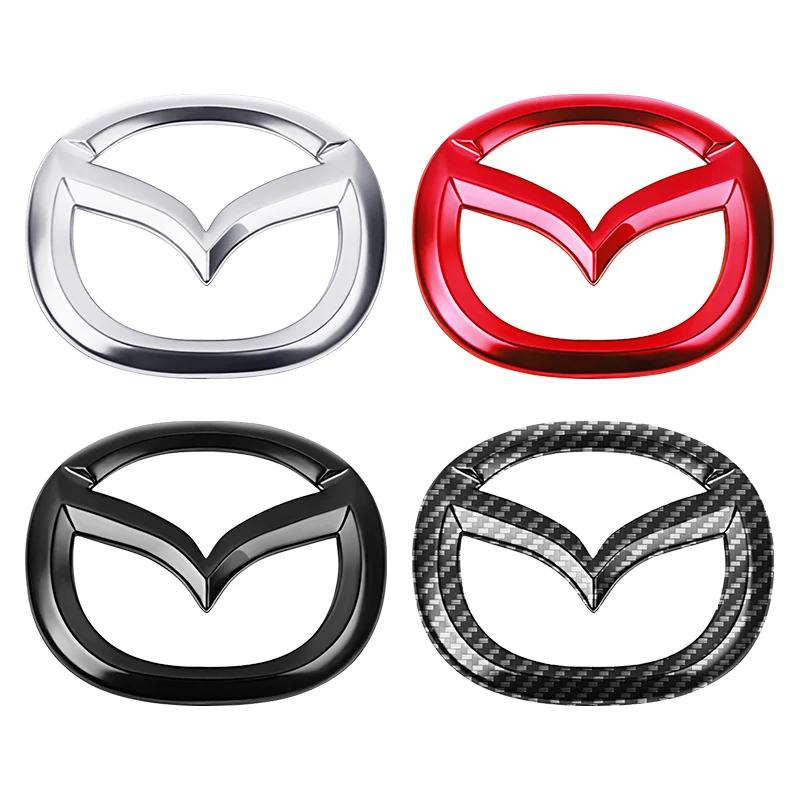 Наклейка на руль автомобиля для Mazda 3 Axela 6 Atenza CX-5 2 Demio CX-3 CX-30 MX5 CX30 Эмблема Наклейка Значок Декоративные Аксессуары