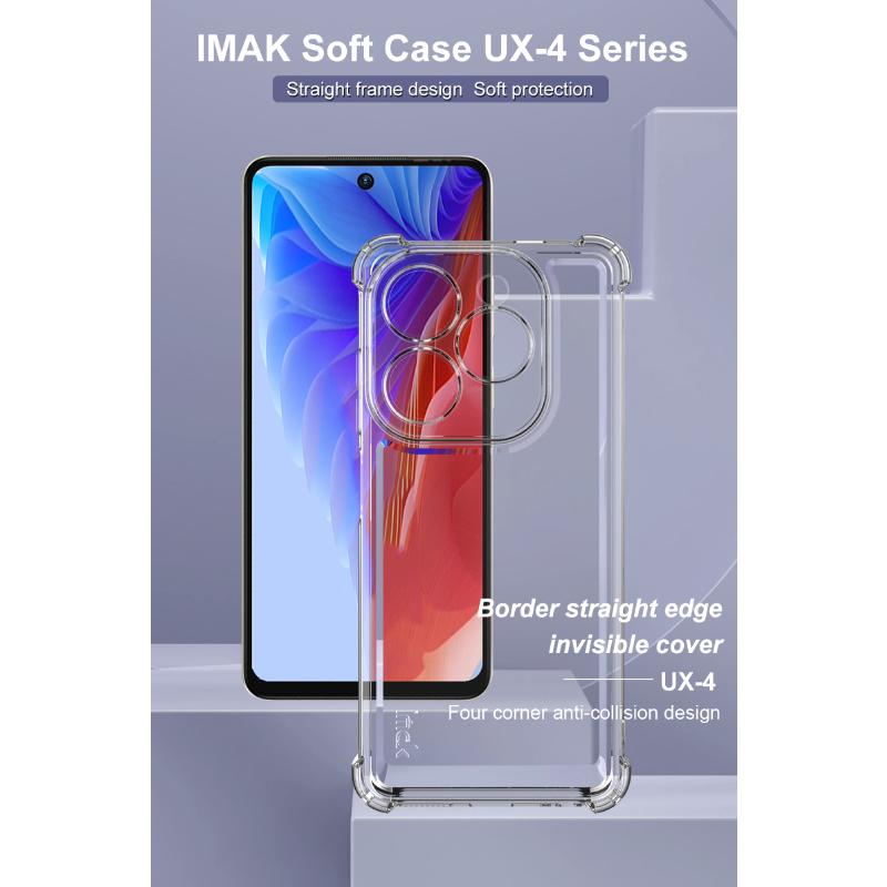 Для Infinix Smart 7 8 Pro HOT 40i чехол для телефона IMAK UX-4 ударопрочный мягкий чехол