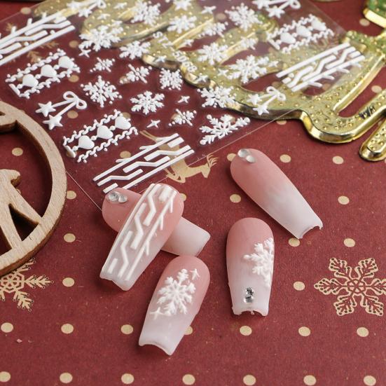 Модная наклейка для дизайна ногтей 5D стереоскопические аксессуары DIY маникюр