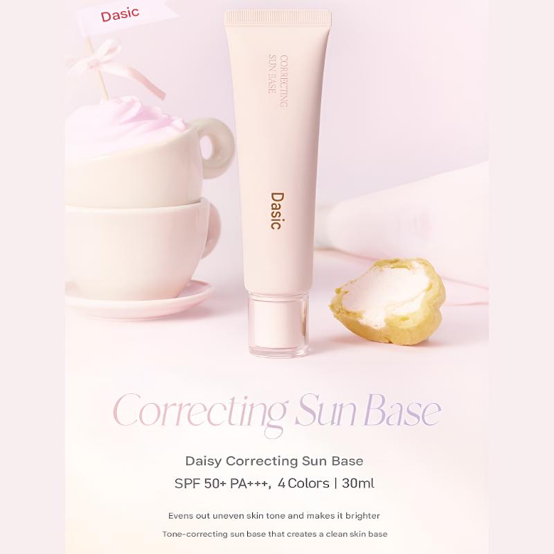 DASIQUE Корректирующая солнцезащитная база SPF50+ PA+++ (30мл)