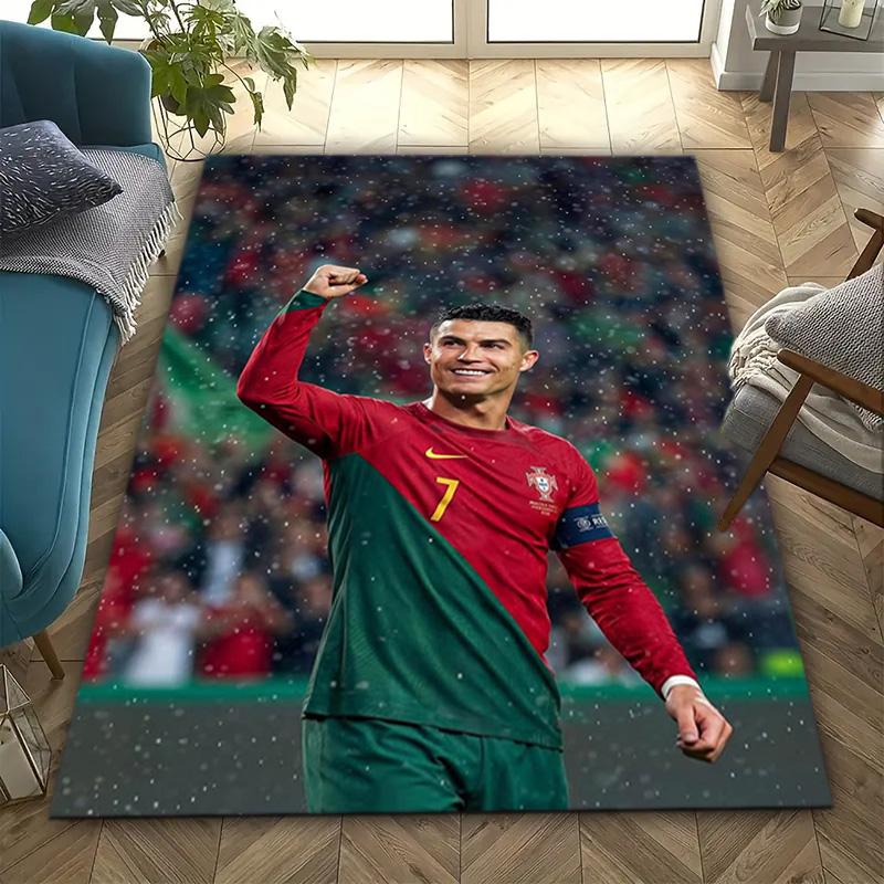 Portugal'S Glory Ronaldo Leads Charge Carpet Doormat Suitable For All Seasons Doormat Fashion Room