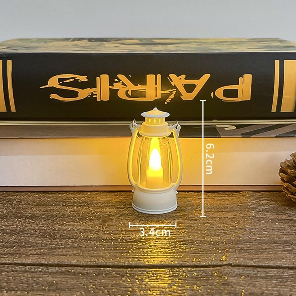 LED Lighting Retro LED Lantern Battery Powered Miniature Night Light Imaginative Play