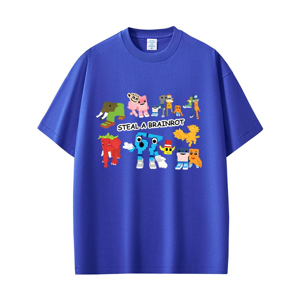 Funny Italian Brainrot Steal A Bratnrot Graphic T Shirt Six Seven 67 Number Print Tshirt Unisex Women Casual Oversized Tshirts