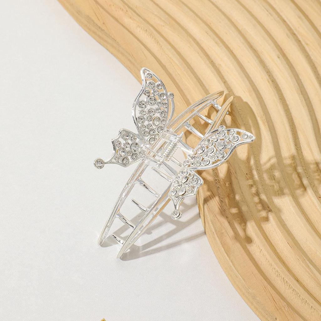 Korean Style Elegant Metal Hair Claw Clip for Women - Shark Claw Design