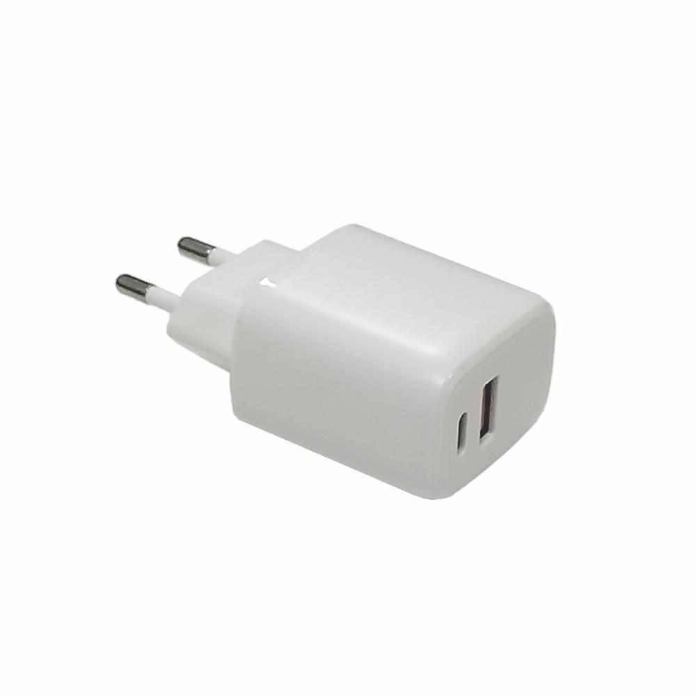 30 Вт PD+QC3.0 Быстрое USB-зарядное устройство, Европейский стандарт