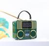 Super Products Fashion Acrylic Hard Box Girls Personality Ladies Handbag Classic Radio square Shoulder Women Bag 20 cm