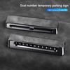 New Leather Alloy Car Temporary Parking Numbers Plate Slide Adjustable For BMW F20 G20 G30 X1 X3 X4 X5 G05 X6 X7 G11 F15 F16 G01