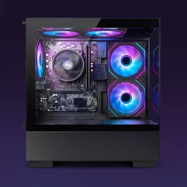 Vibox Игровой ПК I-48 Полный комплект • Ryzen 3 3200G 4,0 ГГц • Radeon Vega 8 • 16 ГБ ОЗУ • 1 ТБ SSD • Windows 11 • WiFi 6 + Bluetooth 5.4