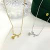 Light Luxury Rose Necklace with Advanced Sense New Gift for Girlfriend and Best Friend Neckwear