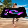 Пляжное полотенце с логотипом Tiktok, Быстросохнущее, Легко в уходе, Подходит как для занятий спортом, так и для пляжного отдыха, Спортивный аксессуар