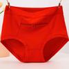 Женское нижнее белье, противоугонные трусики с карманом на молнии и высокой талией, бесшовные эластичные дышащие хлопковые трусы для мамы и бабушки среднего возраста, трусы