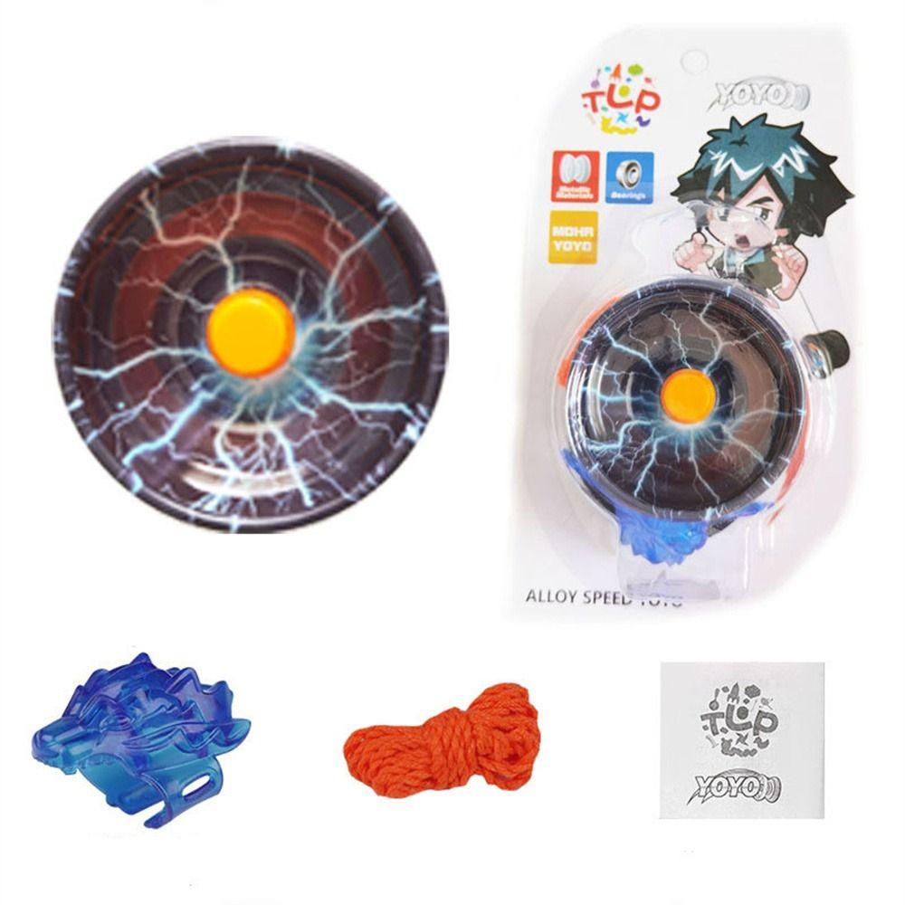 Kids Beginners Interesting Toy High Speed Metal Yoyo Luminous Yoyo Competition Yo-Yo Aluminum Yoyo