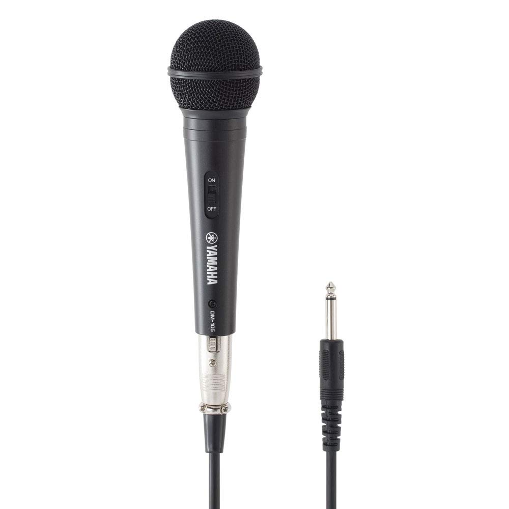 Yamaha Dynamic с кабелем XLR Female на Phone 5 м, микрофон DM-105, однонаправленный,