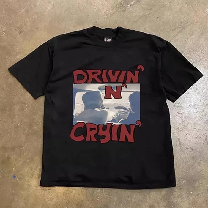 Vtg Drivin' N Cryin' Band T-shirt ZL244 FREE SHIPPING