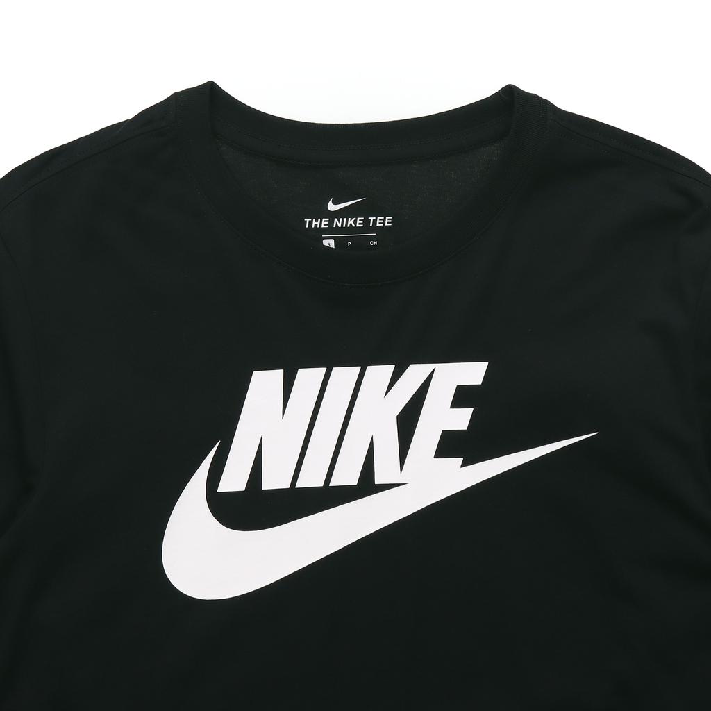 Nike Футболки Мужские Черные С Круглым Вырезом Умеренный Прямой Крой CI6292-010
