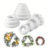 1PC DIY Model Wedding Party Decorations Polystyrene Foam Ring Festival DIY Supplies Round Ring ForDIY Crafts 5/7/8/10/12/15/20cm