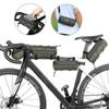 Waterproof Bicycles Handlebar Bag Mountain Bike Front Bag Nylon Storage Bag with Shoulder Strap Cycling Accessories