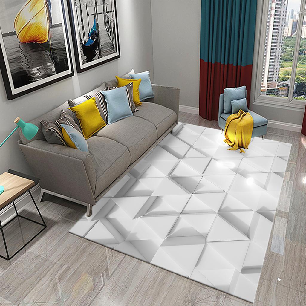 Ковер с радужной геометрией, красочный ковер для взрослых-подростков, современные абстрактные геометрические художественные коврики, декор для спальни, гостиной, напольный коврик