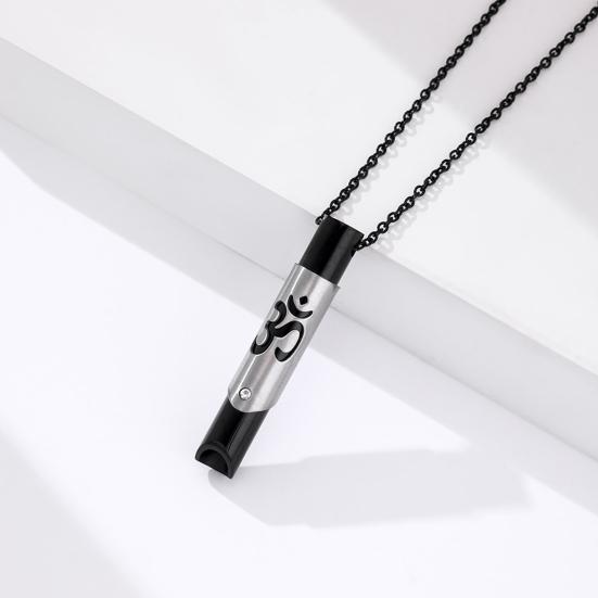 Breathing Necklace Whistle Pendant Breathing Necklace Anxiety Relief Necklace For Mindful Calming Stress Relief Meditation
