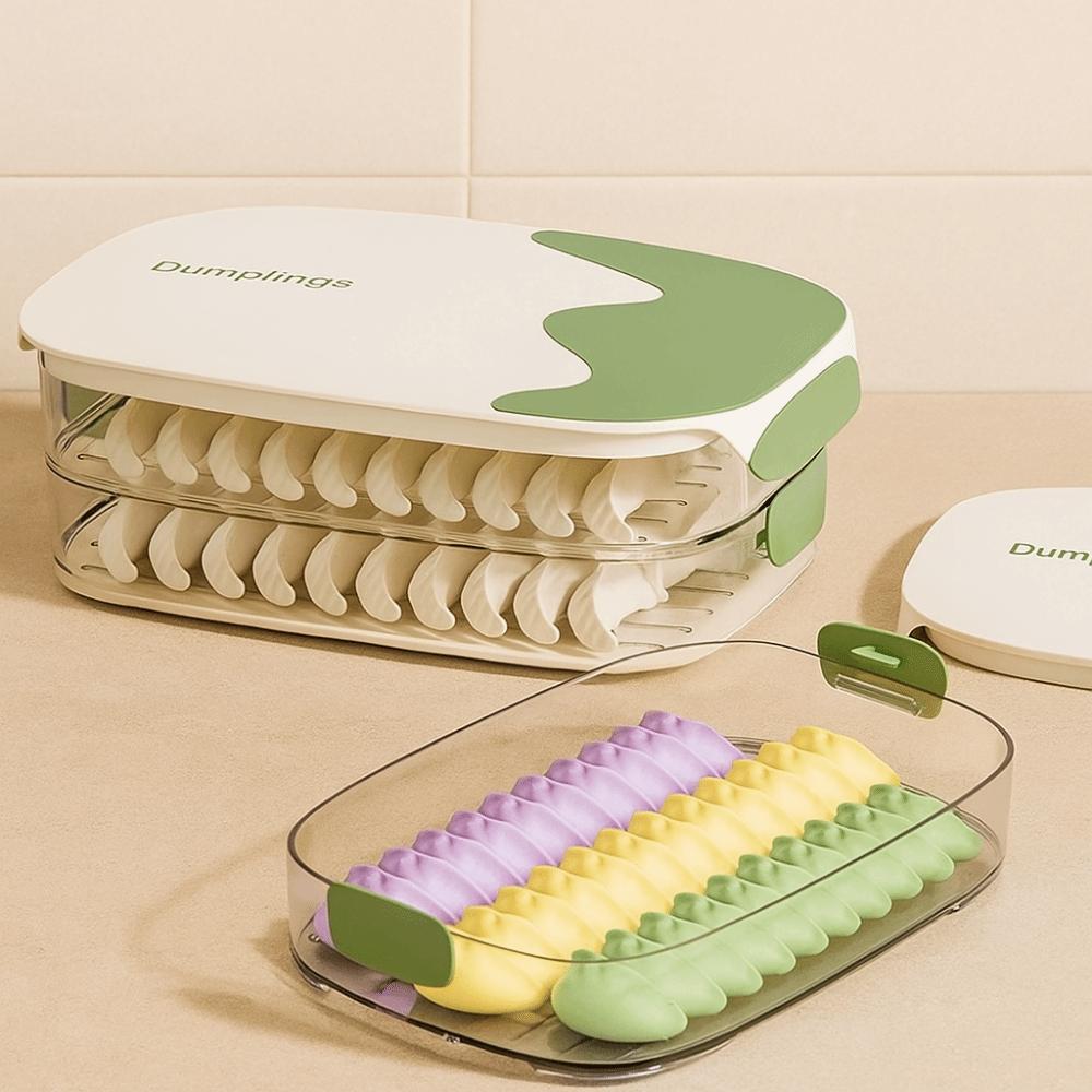 Quick Freezing Wonton Storage Box Multi-layer Food Storage Container Kitchen