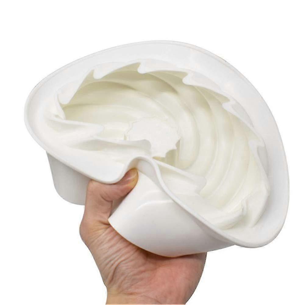 Optimized Silicone Cake Pan, Non-Stick Spiral Design for Baking & Kitchen Use