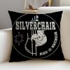 Alternative SSilverchairS Cushion Cover Breathable and skinfriendly linen pillowcase square removable and washable cushion