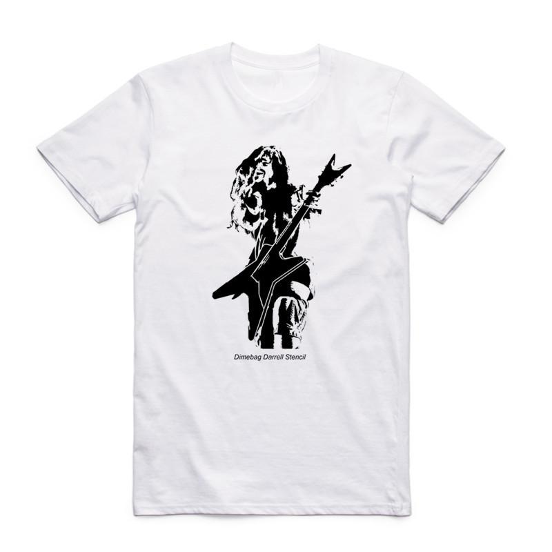 2026 Summer Fashion Men Print Dimebag Darrell Pantera T Shirt Short Sleeves O Neck Cool Casual Homme T-shirt
