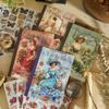 24 шт. Винтажные наклейки Книга Клейкие DIY Ручной аккаунт Дневник Альбом Скрапбукинг Junk Journal Принадлежности