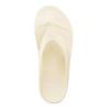 Teric Thong Authentic Japanese Comfortable and Recommended by Shimokitazawa Thick Sizes W-FLIPFLOP Sandals, Product, Relaxed, Hospital, Sole, White,