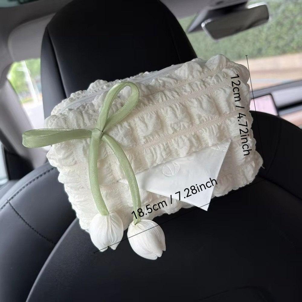 Hanging Paper Box Soft Car Interior Decoration Portable Tissue Box