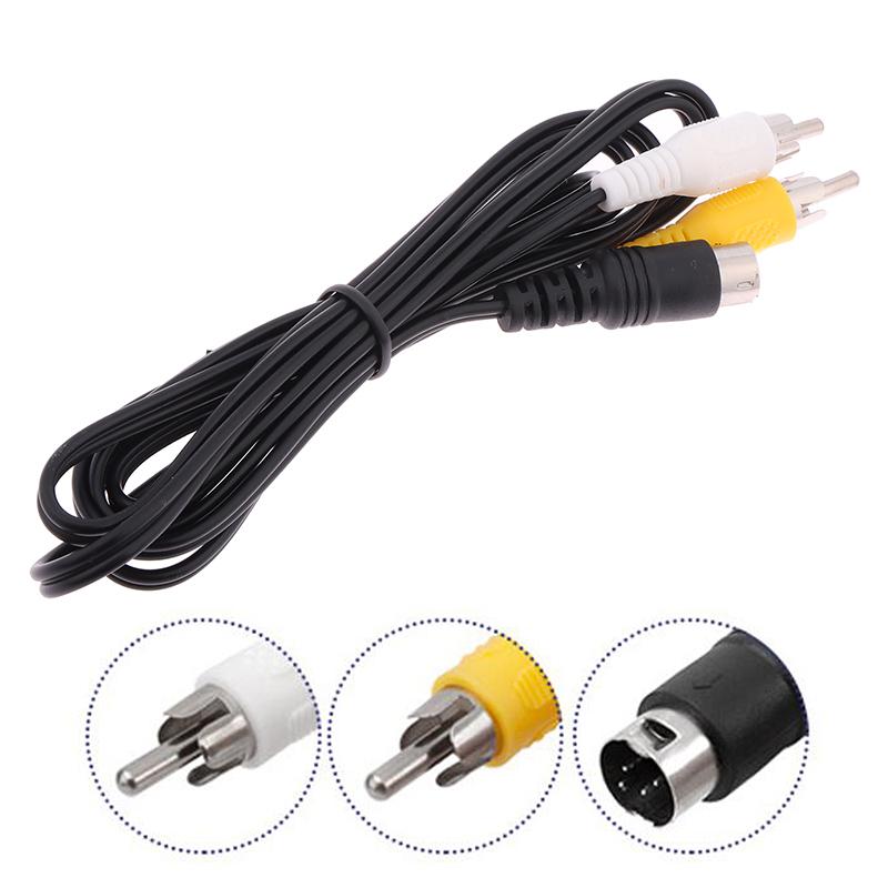 1 шт. Для Sega 2/3 AV RCA Соединительный Шнур Провод Для Sega II/MD 1.5M 3-контактный Игровой Аудио Видео AV Стерео Композитный Кабель