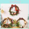 Charming Holiday Decor Bow Pinecone Lemon Berry Wreath For Festive Home Styling
