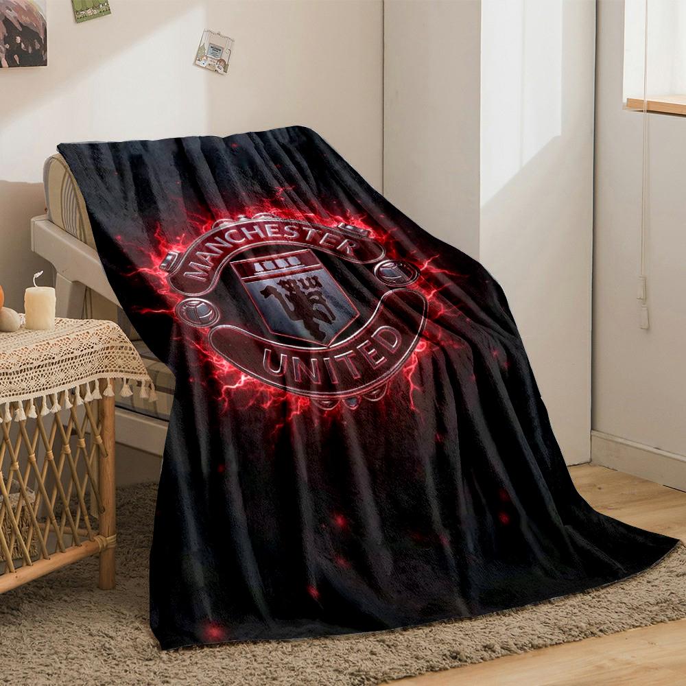 "Manchester United Designed Flannel blanket for bedroom, living room, sofa, and nap