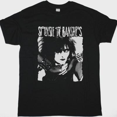 SIOUXSIE AND THE BANSHEES ПОРТРЕТ НОВЫЙ ЧЕРНЫЙ Унисекс Футболка