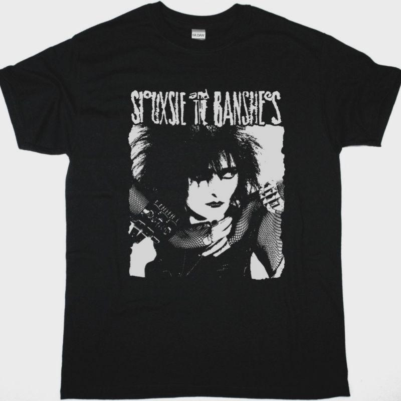 SIOUXSIE AND THE BANSHEES ПОРТРЕТ НОВЫЙ ЧЕРНЫЙ Унисекс Футболка