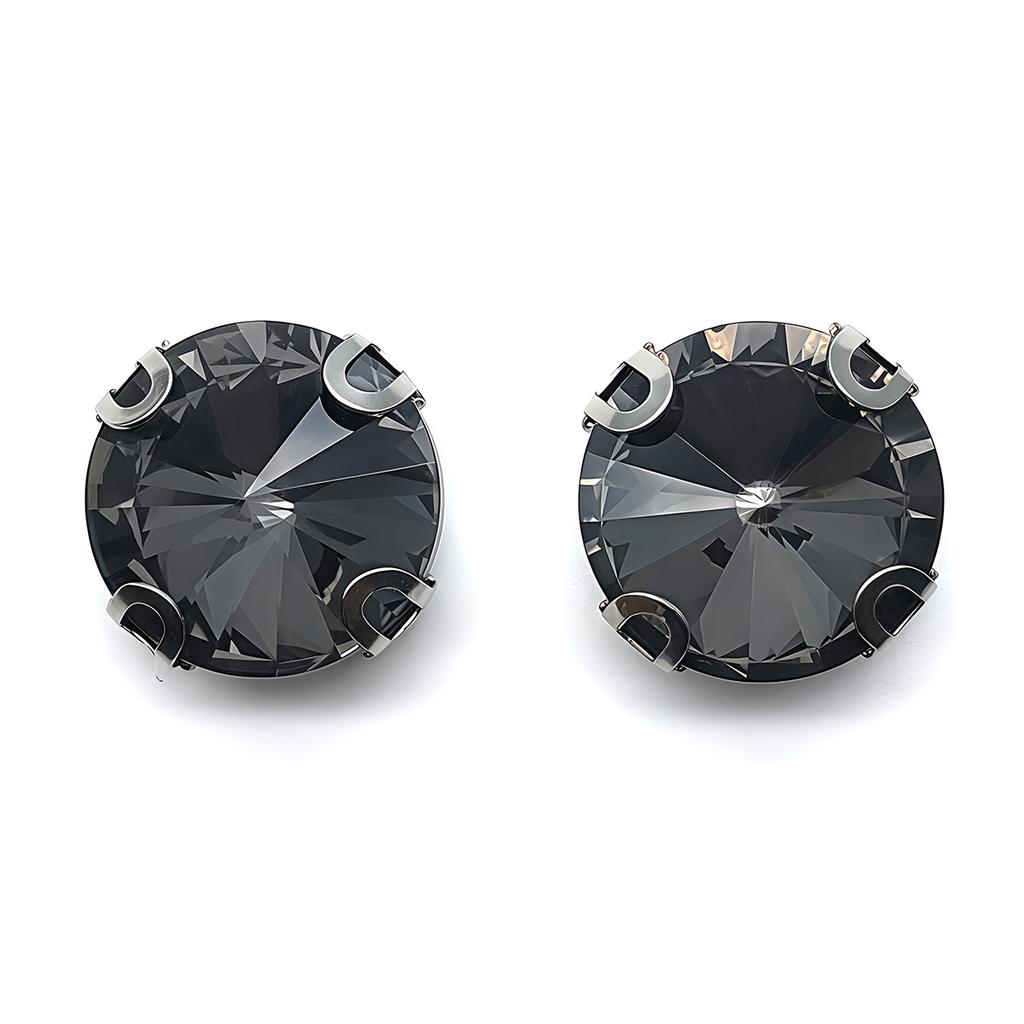 Crystal Glass Rhinestones with Claw Marquise Round Shape Sew On Stone Strass Diamond Metal Base for Clothes Bag Garment Ornament