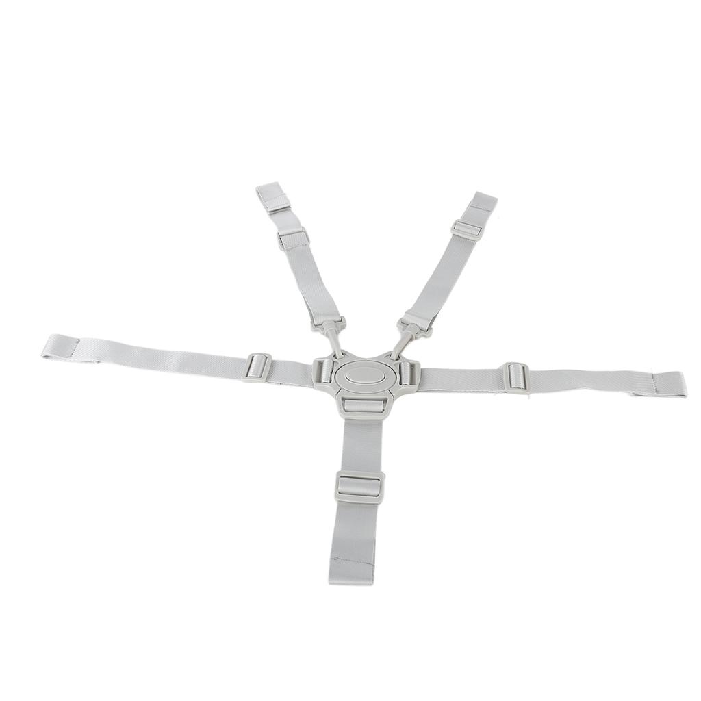 High Chair Straps Adjustable 5 Point Harness Baby Safety Strap Belt with Buckle for Stroller Pushchair