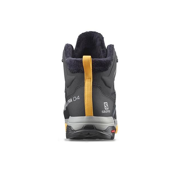 SALOMON Мужские кроссовки X Ultra 4 Mid CSWP Quiet Shade Black Warm-Apricot L41355200