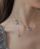 Серебряная нить с кубическим сердцем Merrymotive Vintage