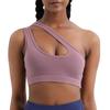 European and American Style Single-Shoulder Sports Bra, Shockproof High-Intensity Sports Vest, Fitness Yoga Bra, Yoga Wear, Women's Underwear