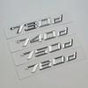 3d ABS Chrome Car Trunk Letters 730Ld 735Ld 740Ld 750Ld 760Ld Emblem Logo Nameplate Sticker For BMW F01 F02 G11 G12 Accessories