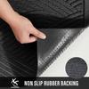 Sturdy Front Door Mat, Absorbent Muddy Dirt Resist Welcome Mats Outdoor Indoor, Stain and Fade Resistant Non-Slip Backing Entry