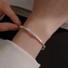 S999 Pure Silver Bamboo Bracelet Women's Light Luxury Exquisite Silver Jewelry Ashore Bracelet