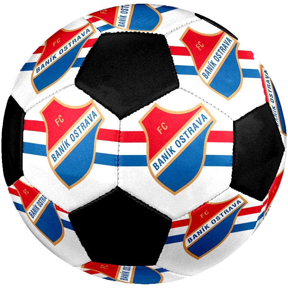 SIZE 5 FC Baník Ostrava Soccer Ball Colorful All Ages Machine Stitched PVC Competition Ready Durable High-Bounce