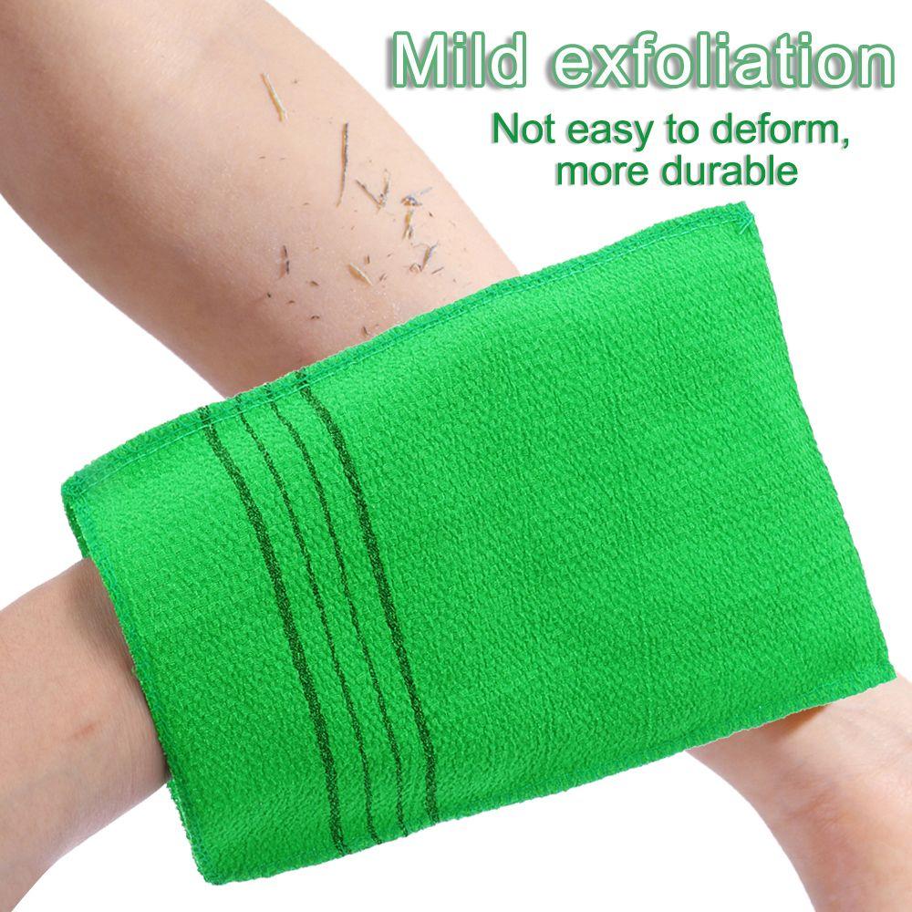 Comfort Cleaner Viscose Fiber Portable Bath Glove Exfoliating Bath Towel Washcloth Shower Scrubber