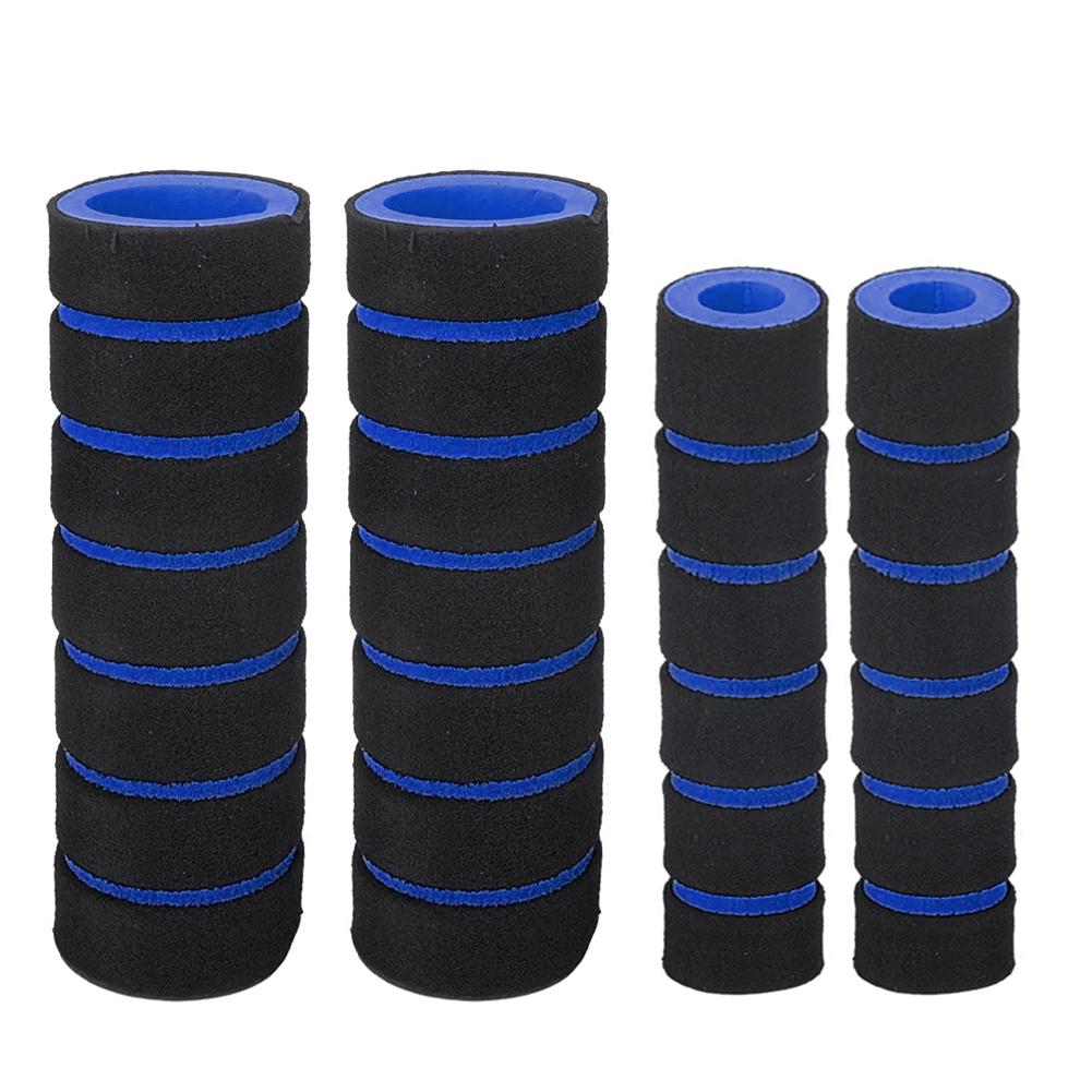 4 шт./компл. универсальный чехол для руля мотоцикла велосипеда из пенопласта, противоскользящие мягкие чехлы для ручного тормоза, аксессуары для модификации