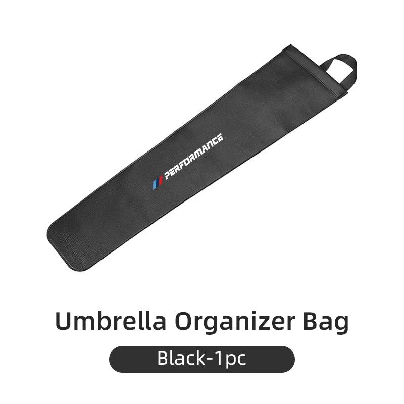 XJBN1 New Car Waterproof Umbrella Storage Bag PU Leather Cover Umbrella Organizer Holder For BMW E46 E90 E60 F30 F10 E39 E36 F20